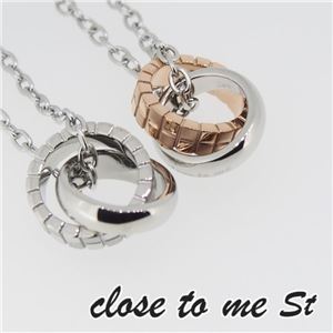 SN11-013014 close to me St（クロス・トゥ・ミー） ステンレスネックレス ペア