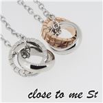 SN11-013014 close to me St（クロス・トゥ・ミー） ステンレスネックレス ペア
