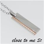 SN11-016 close to me St（クロス・トゥ・ミー） ステンレスネックレス レディース