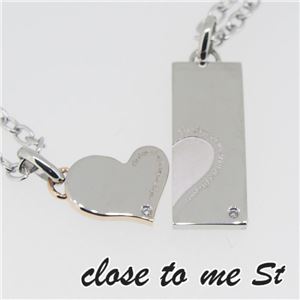 SN11-023024 close to me St（クロス・トゥ・ミー） ステンレスネックレス ペア