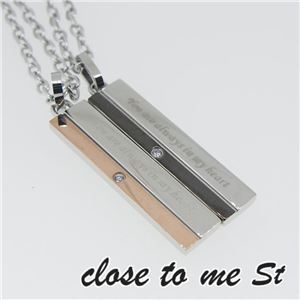 SN11-027028 close to me St（クロス・トゥ・ミー） ステンレスネックレス ペア