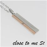 SN11-028 close to me St（クロス・トゥ・ミー） ステンレスネックレス レディース