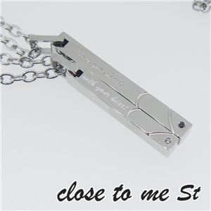 SN11-031032 close to me St（クロス・トゥ・ミー） ステンレスネックレス ペア