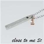 SN11-032 close to me St（クロス・トゥ・ミー） ステンレスネックレス レディース