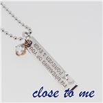SN13-046 close to me（クロス・トゥ・ミー） ペアネックレス ペア