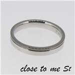 SR11-005BK close to me St（クロス・トゥ・ミー） スイートラインリング メンズ 21号