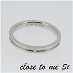 SR11-006 close to me St（クロス・トゥ・ミー） スイートラインリング ペア 15号