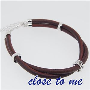 sbr13-011 close to me（クロス・トゥ・ミー） レザーブレスレット メンズ