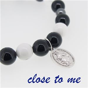 sbr13-021 close to me（クロス・トゥ・ミー） 天然石数珠ブレスレット メンズ