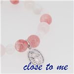 sbr13-022 close to me（クロス・トゥ・ミー） 天然石数珠ブレスレット レディース