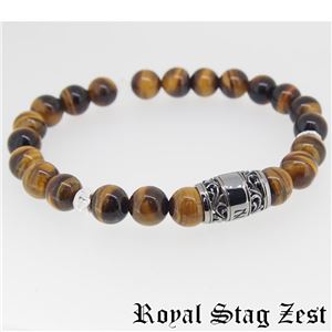 sbr25-002 Royal Stag ZEST（ロイヤル・スタッグ・ゼスト） 天然石数珠ブレスレット・パワーストーンブレスレット メンズ