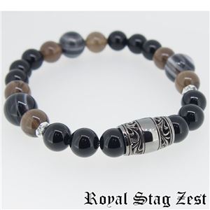 sbr25-005 Royal Stag ZEST（ロイヤル・スタッグ・ゼスト） 天然石数珠ブレスレット・パワーストーンブレスレット メンズ