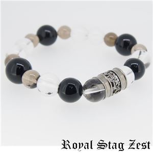 sbr25-008 Royal Stag ZEST（ロイヤル・スタッグ・ゼスト） 天然石数珠ブレスレット・パワーストーンブレスレット メンズ