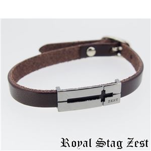sbr25-009 Royal Stag ZEST（ロイヤル・スタッグ・ゼスト） 天然石数珠ブレスレット・レザーブレスレット メンズ