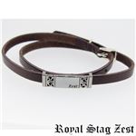 sbr25-010 Royal Stag ZEST（ロイヤル・スタッグ・ゼスト） 天然石数珠ブレスレット・レザーブレスレット メンズ