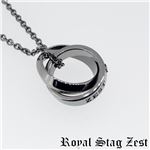 sn25-005 Royal Stag ZEST（ロイヤル・スタッグ・ゼスト） シルバーネックレス メンズ