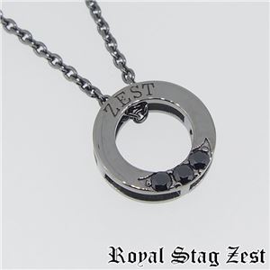 sn25-008 Royal Stag ZEST（ロイヤル・スタッグ・ゼスト） シルバーネックレス メンズ
