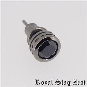sp25-006 Royal Stag ZEST（ロイヤル・スタッグ・ゼスト） シルバースタッドピアス メンズ