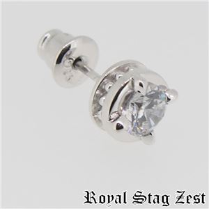 sp25-008 Royal Stag ZEST（ロイヤル・スタッグ・ゼスト） シルバースタッドピアス メンズ