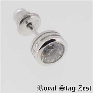 sp25-009 Royal Stag ZEST（ロイヤル・スタッグ・ゼスト） シルバースタッドピアス メンズ