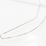 プラチナ2.2gベネチアンチェーンネックレス(スライド調節タイプ最大約45cm)