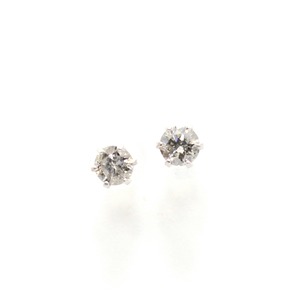 純プラチナ 0.2ct ダイヤモンドピアス スタッドピアス 