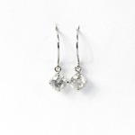 プラチナ900 0.45ct 1粒石 ダイヤモンドピアス フックピアス
