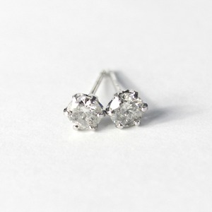 プラチナ900 0.45ct 1粒石 ダイヤモンドピアス スタッドピアス