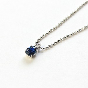 プラチナ 台 サファイア0.2ct ペンダント