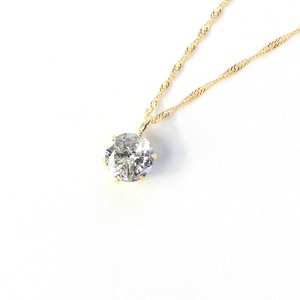 18金イエローゴールド 0.5ct ダイヤモンドペンダント/ネックレス