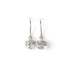 プラチナ 0.7ct ダイヤモンドピアス フックピアス