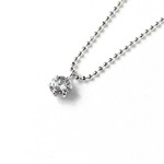 プラチナ 0.25ct ダイヤモンド ペンダント ネックレス 