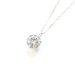 造幣局刻印 純プラチナ 0.5ct ダイヤモンドペンダント