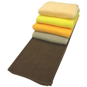 業務用フェイスタオル 240匁 34×86cm ゴールド【12枚セット】