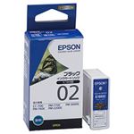 【純正品】 エプソン（EPSON） インクカートリッジ ブラック 型番：IC1BK02 単位：1個