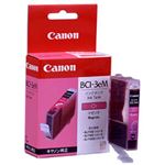【純正品】 キャノン（Canon） インクカートリッジ マゼンタ 型番：BCI-3eM 単位：1個
