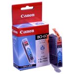 【純正品】 キャノン（Canon） インクカートリッジ シアン 型番：BCI-6C 単位：1個