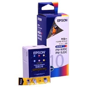 【純正品】 エプソン（EPSON） インクカートリッジ カラー 型番：IC6CL10 単位：1個