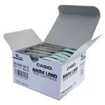 カシオ（CASIO） ネームランド エコテープ 5個入り 白に黒文字 9mm
