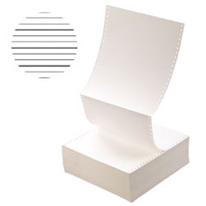 【まとめ買い】トッパンフォームズ 応用用紙 W15×D11 罫線入右ミシン入 1箱（2000枚）