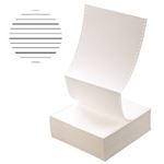 【まとめ買い】トッパンフォームズ 応用用紙 W15×D11 罫線入右ミシン入 1箱（2000枚）