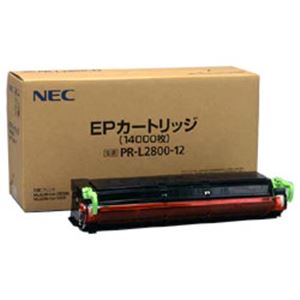 【純正品】 NEC トナーカートリッジ 型番：PR-L2800-12 印字枚数：14000枚 単位：1個