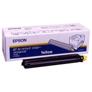 【純正品】 エプソン（EPSON） トナーカートリッジ イエロー 型番：LPCA3ETC3Y 印字枚数：7500枚 単位：1個