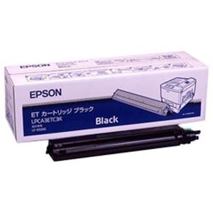 【純正品】 エプソン（EPSON） トナーカートリッジ ブラック 型番：LPCA3ETC3K 印字枚数：7500枚 単位：1個