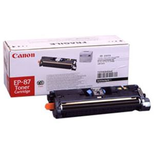 【純正品】 キャノン（Canon） トナーカートリッジ ブラック 型番：EP-87（B） 印字枚数：5000枚 単位：1個