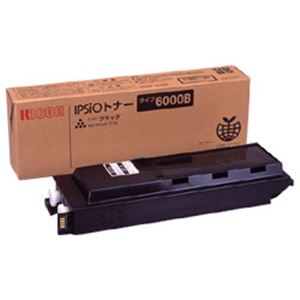 【純正品】 リコー（RICOH） トナーカートリッジ 色：ブラック 型番：タイプ6000B 印字枚数：9000枚 単位：1個