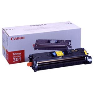【純正品】 キャノン（Canon） トナーカートリッジ 色：イエロー 型番：カートリッジ301（Y） 印字枚数：4000枚 単位：1個