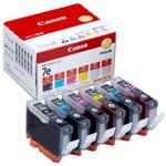 【純正品】 キャノン（Canon） インクカートリッジ 6色マルチパック 型番：BCI-7e／6MP 単位：1箱（6色セット）