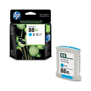 【純正品】 HP インクカートリッジ シアン 型番：C9391A（HP88） 単位：1個