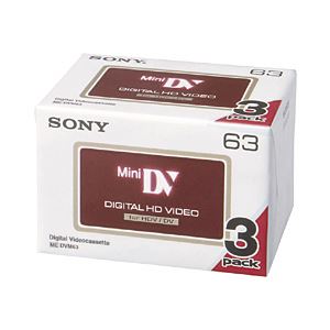 ソニー デジタルHD録画用ミニDVカセット 3巻入
